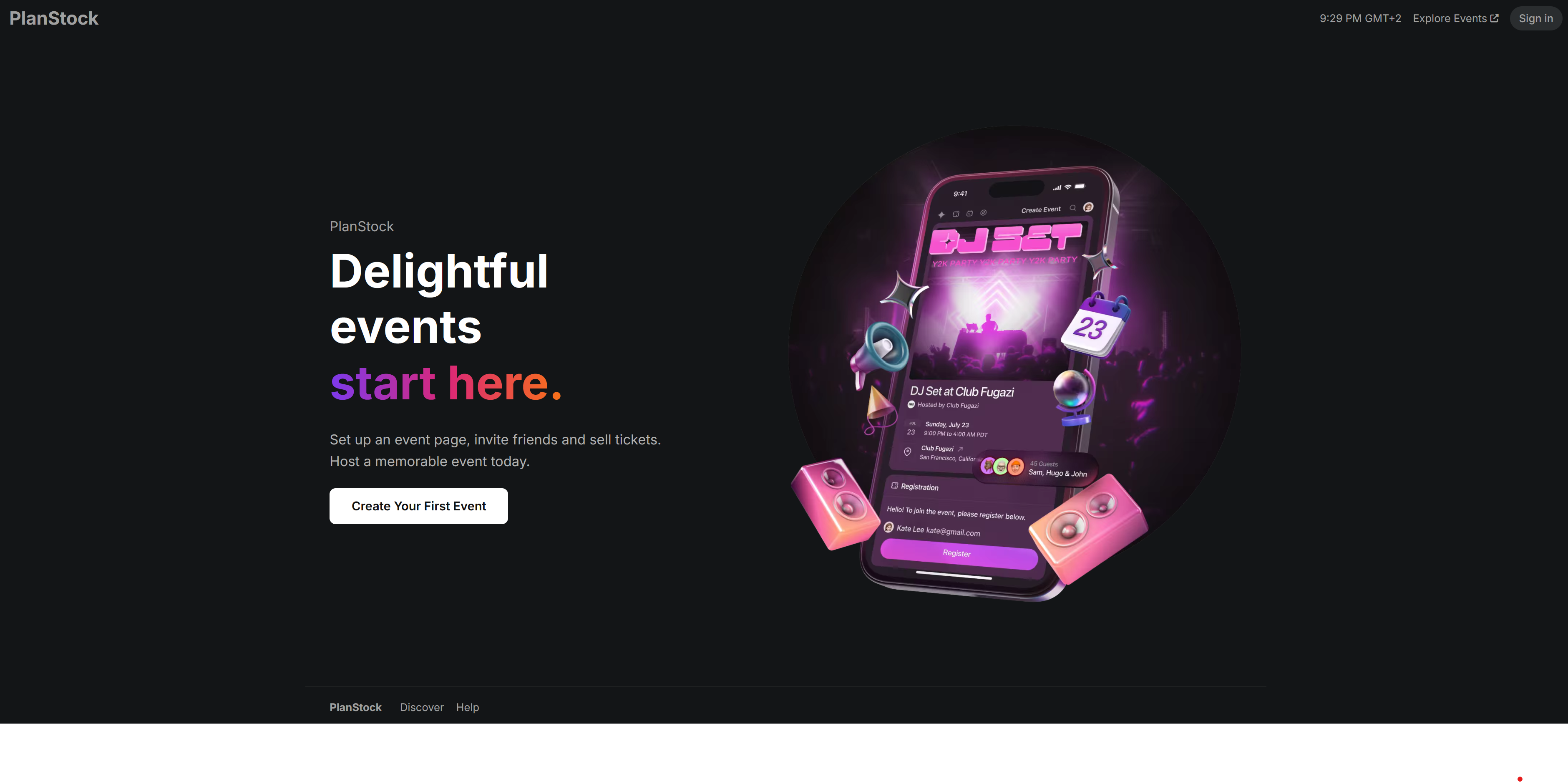 Planstock Screenshot