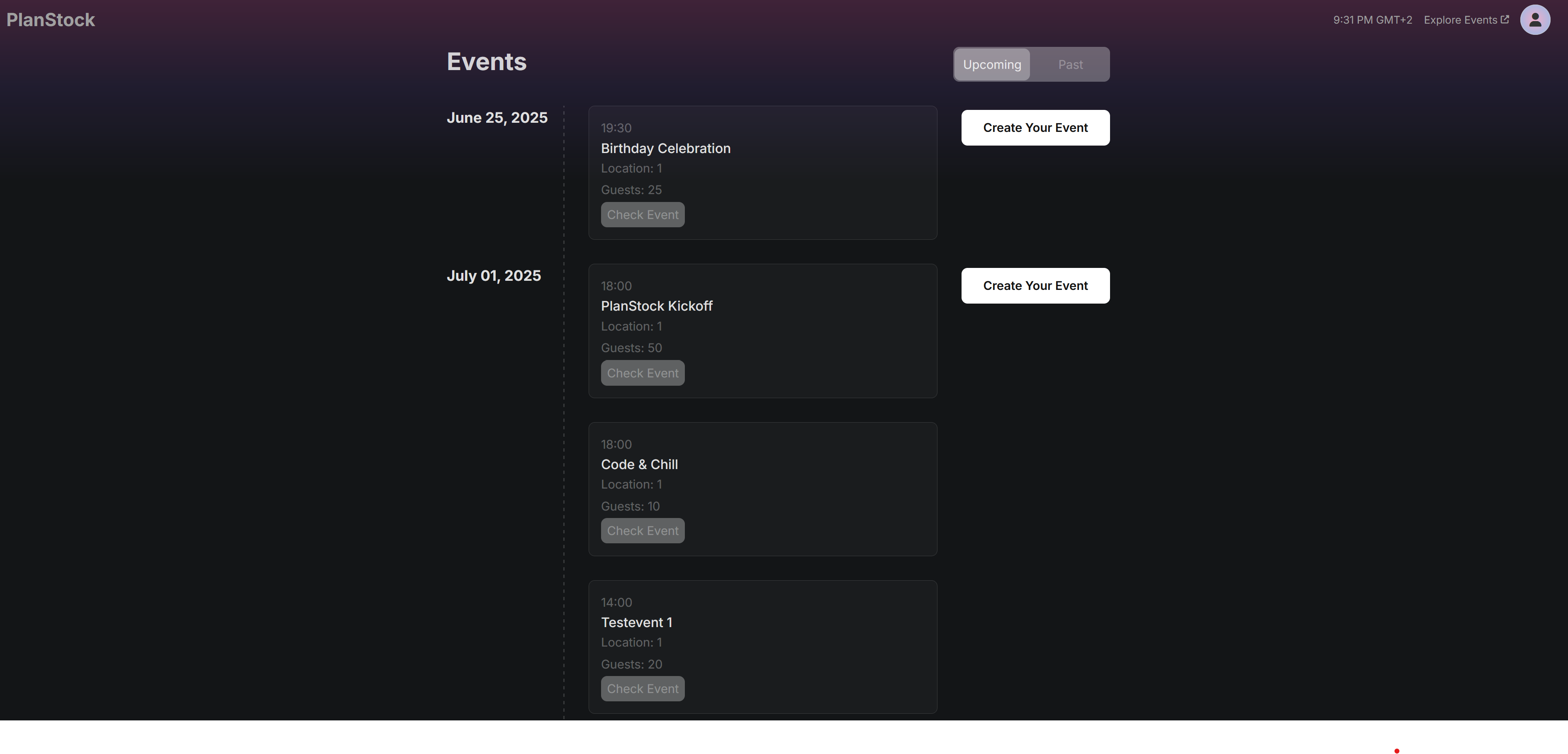 Planstock Screenshot